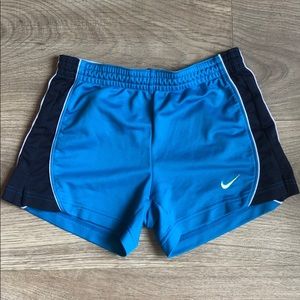 NIKE Dri Fit Blue and Navy Shorts